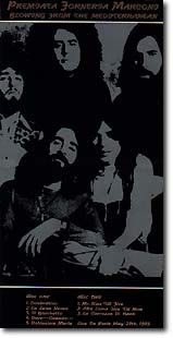  Blowing from the Mediterranean - cover 